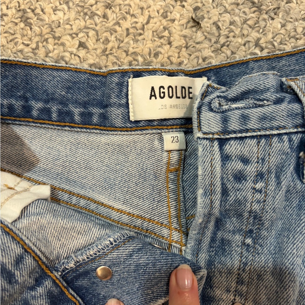 Agolde denim shorts